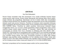 Image of Hubungan Pengetahuan dan Konsumsi Pangan Sumber Zat Besi Terhadap Prestasi Belajar Remaja Putri di SMA KORPRI Bekasi
