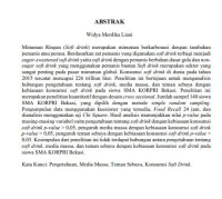 Image of Hubungan Pengetahuan tentang Minuman Ringan (Soft Drink), Media Massa, dan Teman Sebaya dengan Kebiasaan Konsumsi Soft Drink pada Siswa SMA KORPRI Bekasi