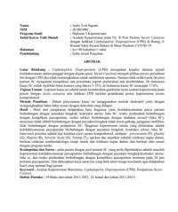 Image of ASUHAN KEPERAWATAN PADA NY.R POST PARTUM SECTIO CAESAREA DENGAN INDIKASI CEPHALOPELVIC DISPROPORTION (CPD) DI RUANG.E RUMAH SAKIT SWASTA BEKASI DIMASA PANDEMI COVID-19