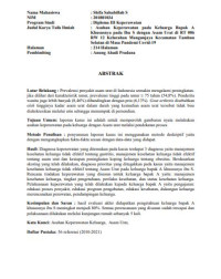 Image of Asuhan Keperawatan pada Keluarga Bapak A Khususnya pada Ibu S dengan Asam Urat Di RT 006 RW 12 Kelurahan Mangunjaya Kecamatan Tambun Selatan di Masa Pandemi Covid-19