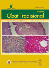 Image of MAJALAH OBAT TRADISONAL Vol. 25 No. 2 Mei - Agustus 2020