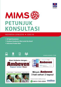 Image of MIMS : Petunjuk konsultasi Edisi 18 2018/2019