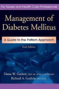 Image of Management of diabetes mellitus - A Guide to the pattern approach. Edition 6