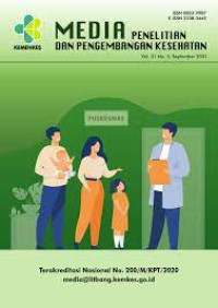 Image of Media Penelitian dan Pengembangan Kesehatan - Vol. 31 No. 3 September 2021