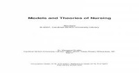 Image of Models and Theories of Nursing