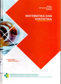 Image of Modul Bahan Ajar Cetak Farmasi: Matematika dan Statistika