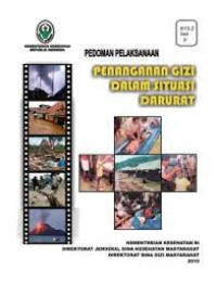 Image of Pedoman penanganan gizi dalam situasi darurat