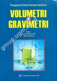 Image of Pengantar kimia farmasi analisis : Volumetri gravimetri
