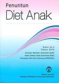 Image of Penuntun diet anak