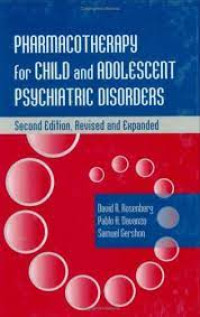 Image of Pharmacotherapy for child and adolescent psychiatric disorders. Edition 2