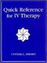 Image of Quick reference for IV therapy