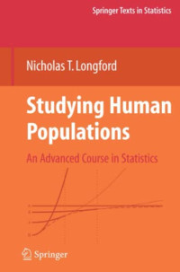 Image of Studying Human Populations - An Advanced Course in Statistics