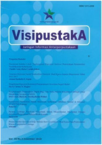 Image of Visi Pustaka - Jaringan Informasi Antar Perpustakaan Vol.20 No 2. Agustus 2018