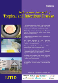 Image of Indonesian Journal of Tropical and Infections Disease - Vol. 10 No. 3 (2022)