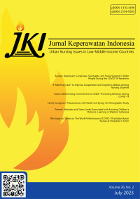 Image of Jurnal keperawatan Indonesia - Vol. 26 No. 2 (2023)