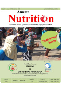 Image of Amerta Nutrition - Vol. 4 No. 1SP (2020)