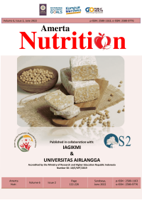 Image of Amerta Nutrition - Vol. 6 No. 2 (2022)