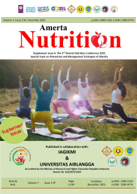 Image of Amerta Nutrition - Vol. 7 No. 2SP (2023)