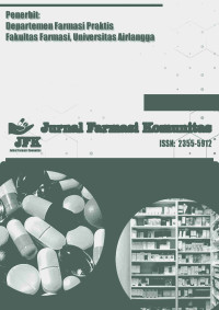Image of Jurnal Farmasi Komunitas (JFK) - Vol. 9 No. 1 (2022)