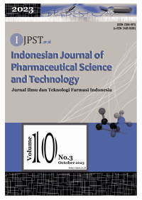 Image of Indonesian Journal of Pharmaceutical Science and Technology  - IJPST Vol 10, No 3 (2023)