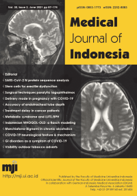 Image of MJI Medical Journal of Indonesia - Vol 30 No 2 (2021): June