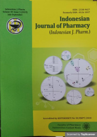 Image of Majalah Farmasi Indonesia (Indonesian Journal of Pharmacy)  Vol 30 No 3 2019 (Juli - September)