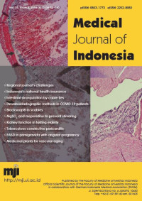 Image of MJI Medical Journal of Indonesia -  Vol 31 No 2 (2022): June