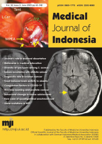 Image of MJI Medical Journal of Indonesia - Vol 32 No 2 (2023): June