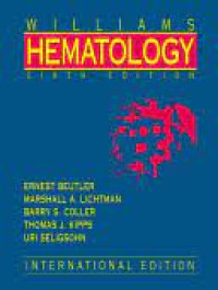 Image of Williams Hematology. Edition 6