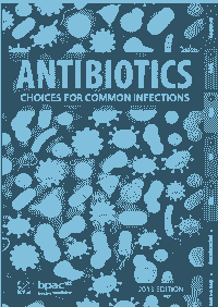 Image of Antibiotics Choices for Common Infections