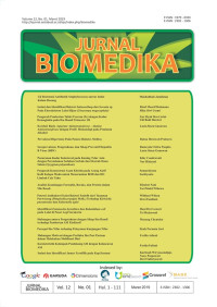 Image of Jurnal Biomedika - Vol 12 No 1 (2019)