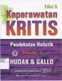 Image of Keperawatan kritis pendekatan holistik Edisi 6 volume 2