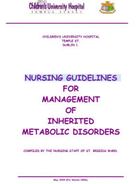 Image of NURSING GUIDELINES FOR MANAGEMENT OF INHERITED METABOLIC DISORDERS