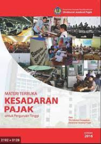 Image of Materi terbuka kesadaran pajak untuk perguruan tinggi cetakan 1