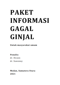 Image of Paket informasi gagal ginjal untuk masyarakat umum