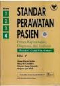 Image of standard perawatan pasien ; proses keperawatan , diagnosis dan evaluasi
